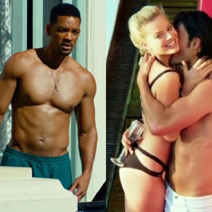 At one point, 46-year-old Will Smith tells 24-year-old Margot Robbie that s...